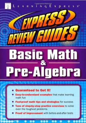 دانلود کتاب Express Review Guide: Basic Math and Pre-Algebra
