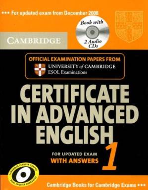 دانلود کتاب Cambridge Certificate in Advanced English 1 for updated exam Self-study Pack: Official Examination papers from University of Cambridge ESOL Examinations