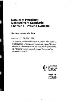 دانلود کتاب Manual of Petroleum Measurement Standards Chapter 17-Marine Measurement: Section 1 : Guidelines for Marine Cargo Inspection