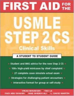 دانلود کتاب First Aid for the USMLE Step 2 CS