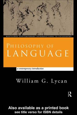 دانلود کتاب Philosophy of Language: A Contemporary Introduction