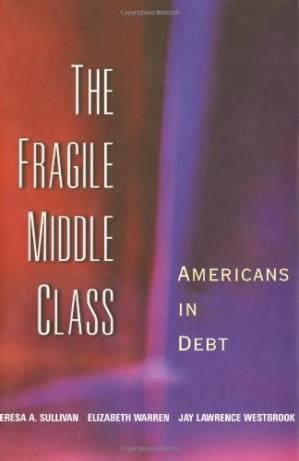 دانلود کتاب The Fragile Middle Class: Americans in Debt