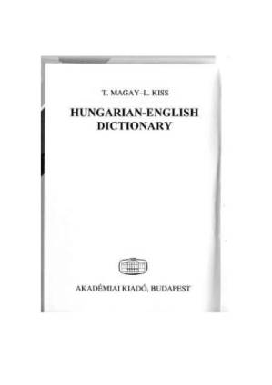 دانلود کتاب Pocket Hungarian-English Dictionary