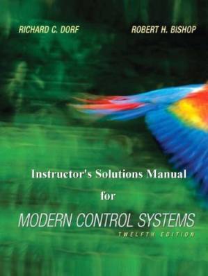 دانلود کتاب Instructor’s Solutions Manual for Modern Control Systems, 12th Edition