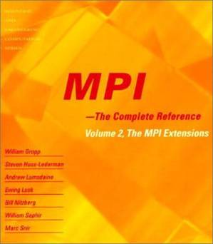 دانلود کتاب MPI: The Complete Reference (Vol. 2), Vol. 2 – The MPI-2 Extensions