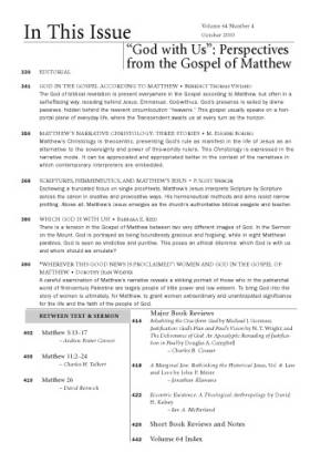 دانلود کتاب Interpretation. A Journal of Bible and Theology. October 2010