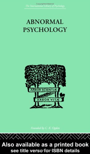 دانلود کتاب Abnormal Psychology (International Library of Psychology)