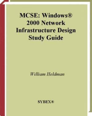 دانلود کتاب MCSE: Windows 2000 Network Infrastructure Design Study Guide