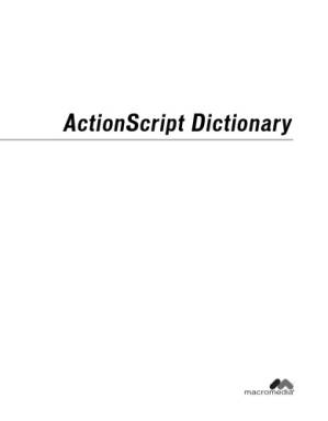 دانلود کتاب ActionScript Dictionary