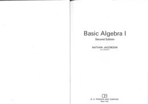 دانلود کتاب Basic Algebra I, 2nd Edition