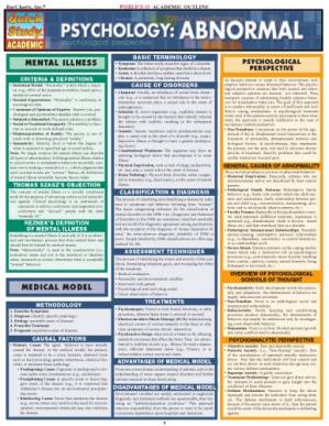 دانلود کتاب BarCharts QuickStudy Psychology: Abnormal