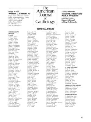 دانلود کتاب The American Journal of Cardiology – Vol. 107, Issue 4 (February 2011)
