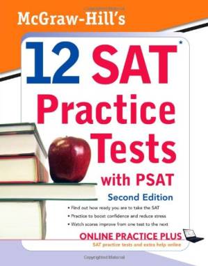 دانلود کتاب McGraw-Hill’s 12 SAT Practice Tests with PSAT, 2nd edition