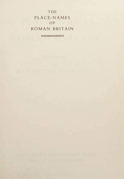 دانلود کتاب The Place-names of Roman Britain