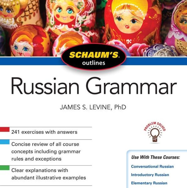 کتاب گرامر روسی Schaum's Outline of Russian Grammar Third Edition