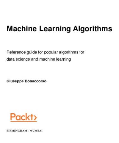 دانلود کتاب Machine Learning Algorithms