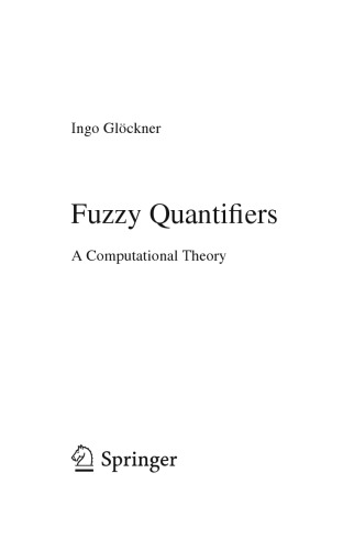 دانلود کتاب Fuzzy Quantifiers. Computational Theory