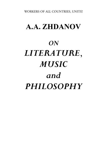 دانلود کتاب On Literature, Music and Philosophy