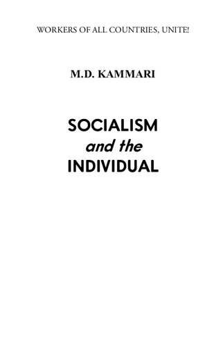 دانلود کتاب Socialism and the Individual