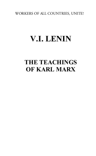 دانلود کتاب The Teachings of Karl Marx