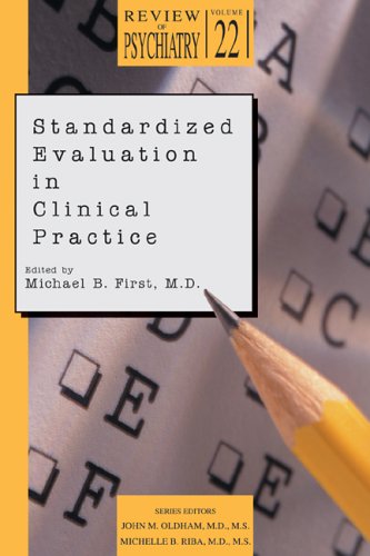 دانلود کتاب Standardized Evaluation in Clinical Practice (Review of Psychiatry