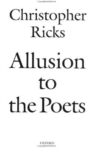 دانلود کتاب Allusion to the Poets