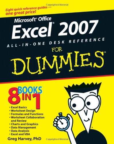 دانلود کتاب Microsoft Excel 2007 All-in-one Desk Reference for Dummies
