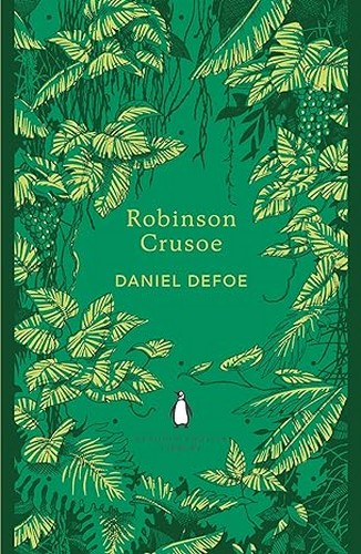 کتاب Robinson Crusoe by Daniel Defoe پارچه ای