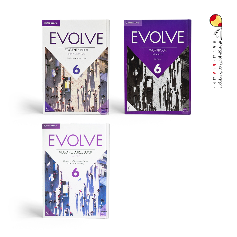 کتاب Evolve 6 + Video Resource Book ایوالو (پک سه جلدی)