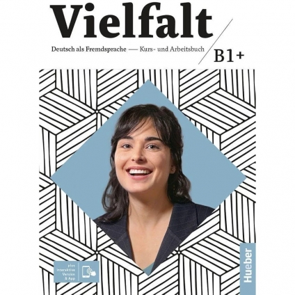کتاب Vielfalt B1+ Kurs- und Arbeitsbuch انتشارات Hueber