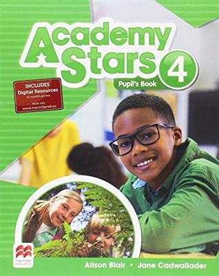 کتاب Academy Stars 4 Pupils Book + WB + MP4