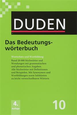 کتاب Duden das bedeutungs – worterbuch band 10