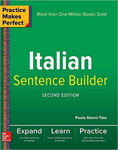 کتاب ایتالیایی Practice Makes Perfect Italian Sentence Builder 2nd