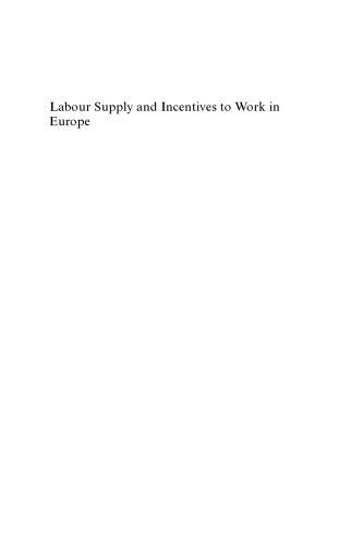 دانلود کتاب Labour Supply and Incentives to work in Europe