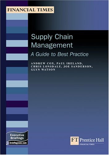 دانلود کتاب Supply Chain Management: A Guide To Best Practice (Management Briefings Executive Series