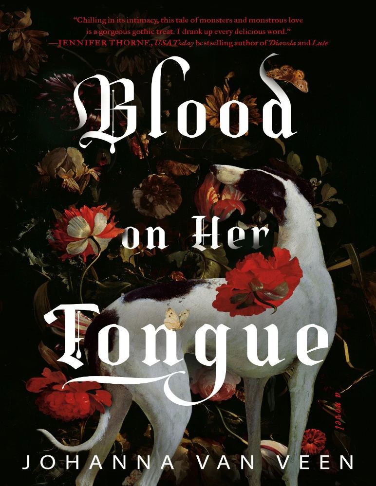 کتاب Blood on Her Tongue (خون بر زبانش) نسخه انگلیسی PDF | یوهانا ون وین (Johanna van Veen)