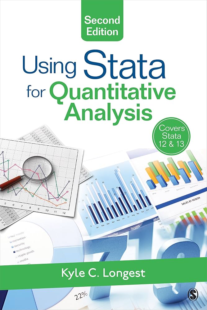 کتاب Using Stata for Quantitative Analysis (استفاده از استاتا برای تحلیل کمی) نسخه انگلیسی PDF | کایل سی. لانجست
