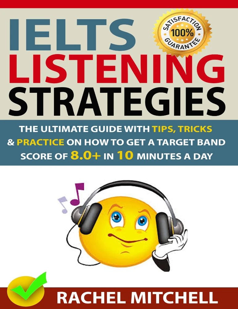 کتاب IELTS Listening Strategies (استراتژی‌های لیسنینگ آیلتس) نسخه انگلیسی PDF | Rachel Mitchell