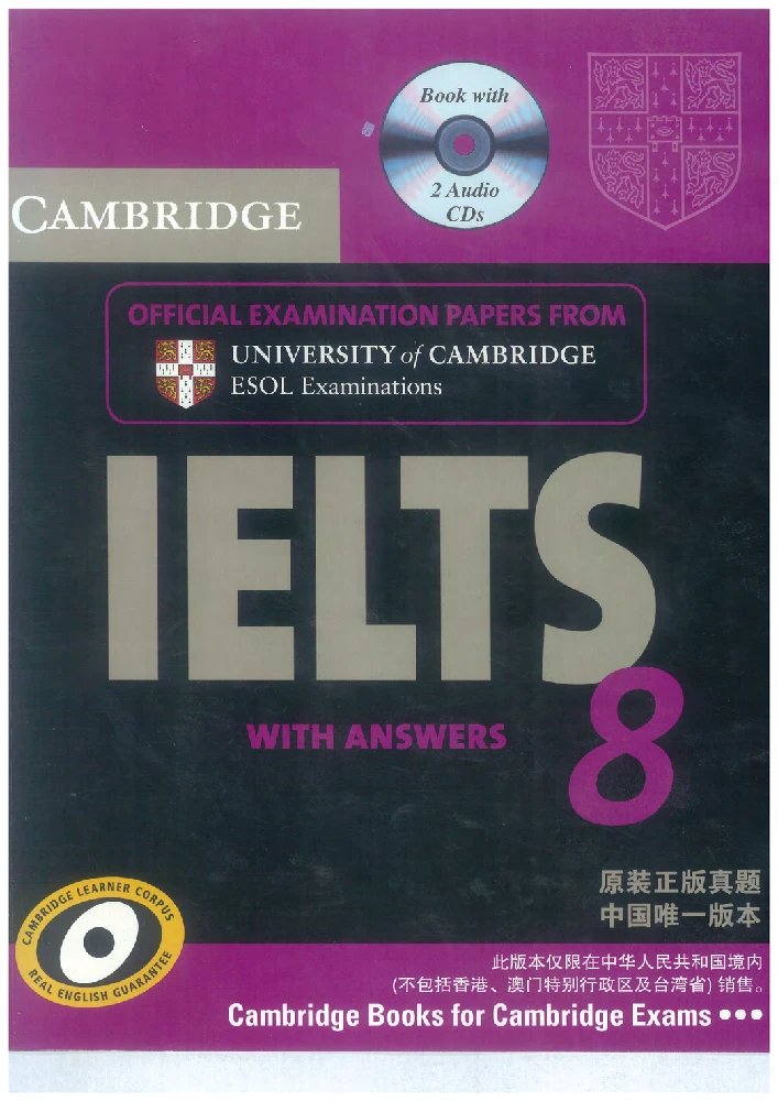 کتاب Cambridge IELTS 8 (کمبریج آیلتس ۸) نسخه انگلیسی PDF