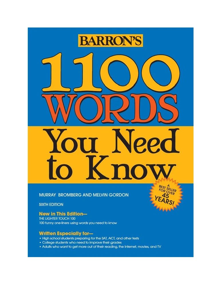 کتاب 1100 Words You Need to Know (۱۱۰۰ واژه‌ای که باید بدانید) نسخه انگلیسی PDF