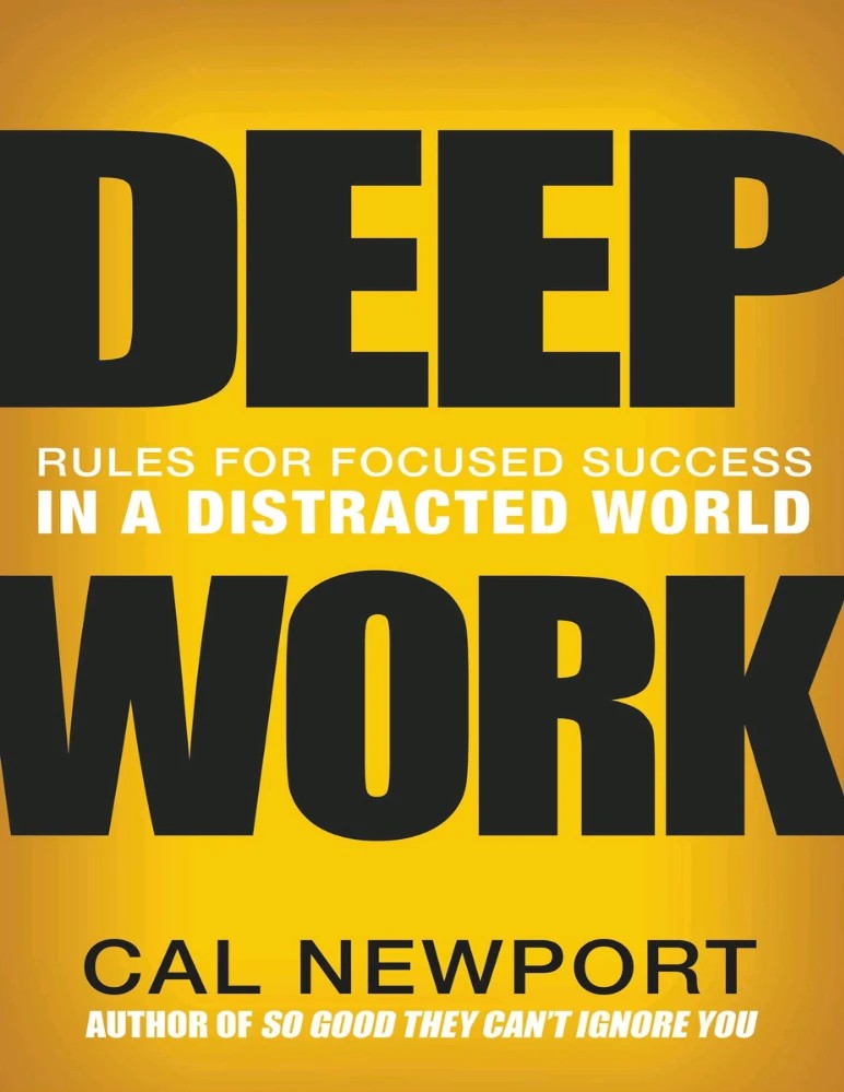 کتاب Deep Work: Rules for Focused Success in a Distracted World (کار عمیق: قوانینی برای موفقیت متمرکز در دنیای پراسترس) نسخه انگلیسی PDF | کال نیوپورت