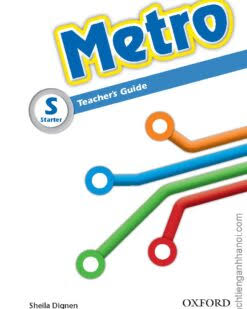کتاب Oxford Metro Starter Teacher’s Guide (راهنمای مدرس آکسفورد مترو استارتر) نسخه انگلیسی PDF