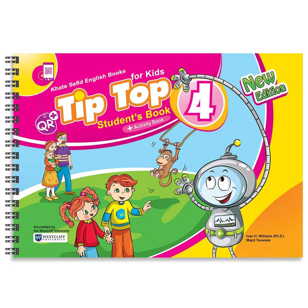 کتاب آموزشی Tip Top 4 (ویرایش جدید)………. Tip Top 4 Student’s & Activity Book New edition