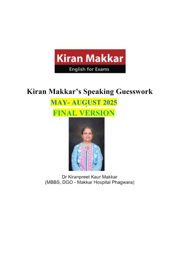 کتاب KIRAN MAKKAR SPEAKING GUESSWORK IELTS MAY-AUG 2025