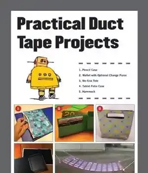 دانلود کتاب Practical duct tape projects