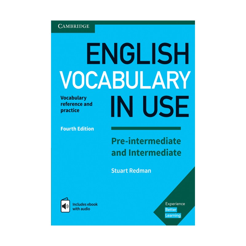 کتاب انگلیش وکبیولری این یوز English Vocabulary in Use Pre Intermediate & Intermediate 4th