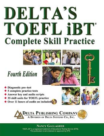 کتاب تافل دلتا ویرایش چهارم Deltas Key to the TOEFL iBT 4th