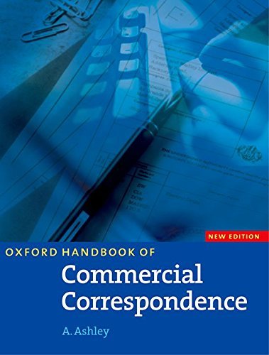 کتاب زبان آکسفورد هندبوک آف کامرشیال Oxford Handbook of Commercial Correspondence(مکاتبات تجاری اشلی)