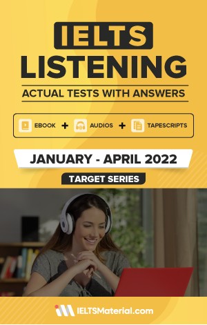 کتاب آیلتس لیسنینگ اکچوال تست ژانویه تا آپریل IELTS Listening Recent Actual Tests (January-April 2022)