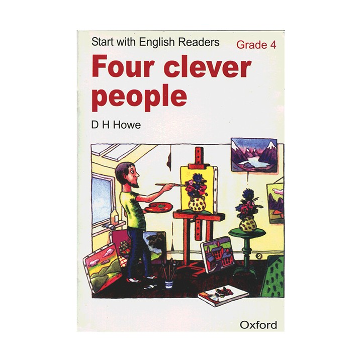 کتاب داستان انگلیسی چهار انسان باهوش Start with English Readers. Grade 4: Four Clever People